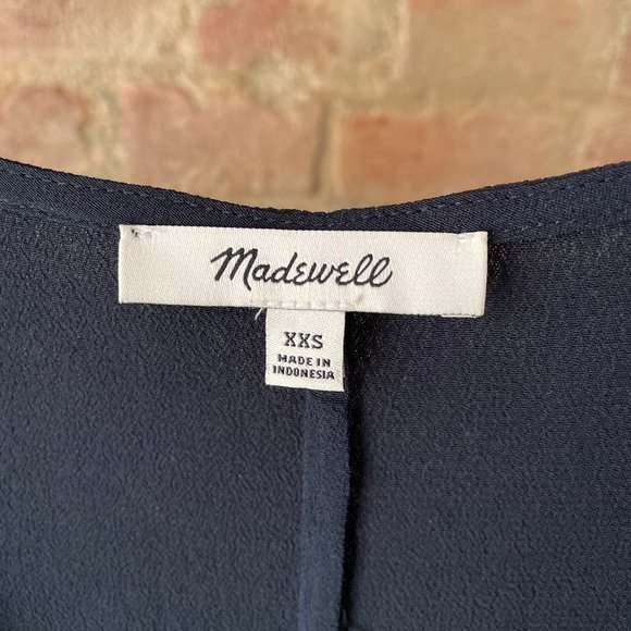 Madewell Heather Button Front Midi Dress - Picture 6 of 7